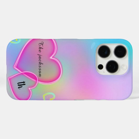 moderne faux iriserende Case-Mate iPhone case (Achterkant (horizontaal))