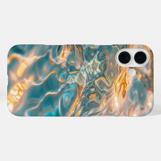  moderne faux iriserende Case-Mate iPhone case (Achterkant (horizontaal))