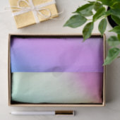 Moderne faux iriserende pastel regenboog kleuren tissuepapier (Geschenk)