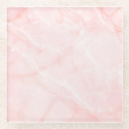 Moderne Faux Marble Roze Moderne Beverage Coaster Glazen Onderzetter