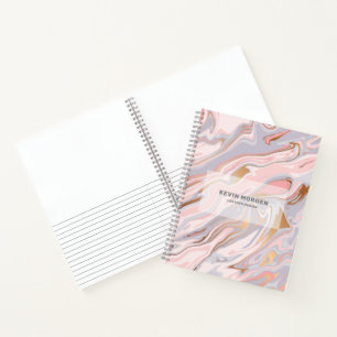 Moderne faux marmer textuur notitieboek