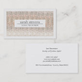 Moderne Faux-reeksen — Beauty en Mode-stylist Visitekaartje (Voorkant / Achterkant)