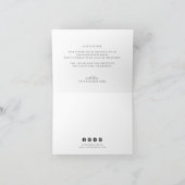 Moderne faux zilveren luxe business bedankt (Binnen)