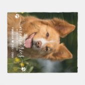 Moderne favoriete herinneringen gepersonaliseerd g fleece deken (Voorkant (Horizontaal))