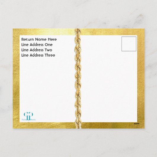 Moderne Feather Christmas Tree Feestdagenkaart (Achterkant)