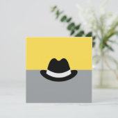 Moderne Fedora Colorblock Kaart (Staand voorkant)
