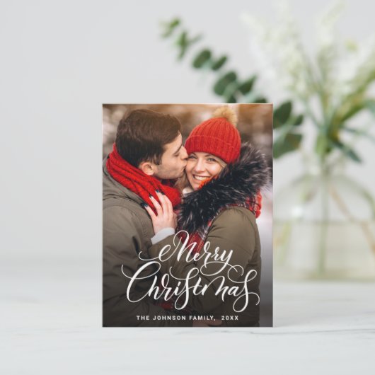 Moderne feestdag feestdag feestdag briefkaart (Staand voorkant)