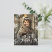 Moderne feestdag feestdag feestdag briefkaart (Staand voorkant)