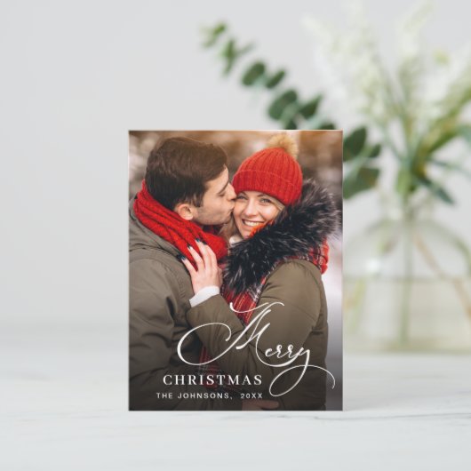 Moderne feestdag feestdag feestdag briefkaart (Staand voorkant)