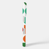 Moderne feestdag groen roze geometrisch gepersonal Case-Mate iPhone case (Achterkant / Rechts)