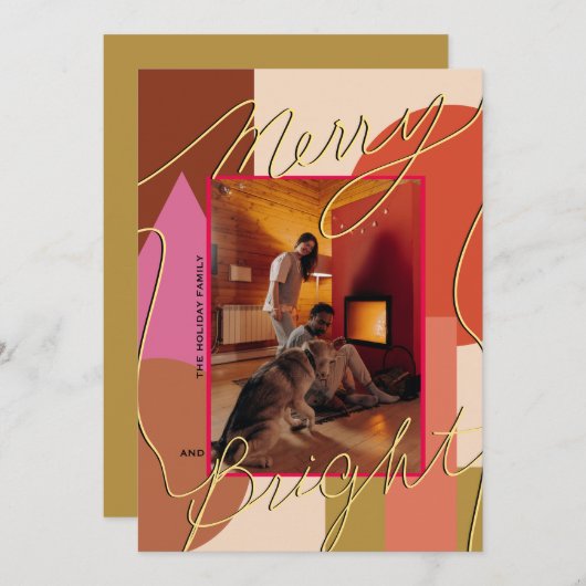 Moderne feestdag, helderheid van uw foto (Voorkant / Achterkant)