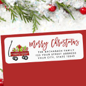 Moderne feestdag — Kerstakerretour Etiket