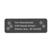 Moderne feestdag - label - grijs (Voorkant)