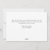 Moderne feestdag met feestdag met feestdag met fee feestdagenkaart (Achterkant)