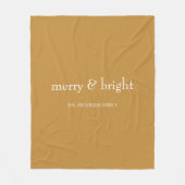 Moderne feestdag met feestdag met feestdagen en vr fleece deken (Voorkant)