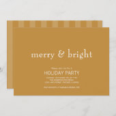 Moderne feestdag met feestdag met feestdagen en vr kaart (Voorkant / Achterkant)