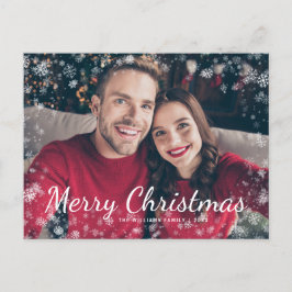 Moderne feestdag met feestdag met feestelijke fees briefkaart