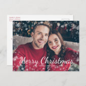 Moderne feestdag met feestdag met feestelijke fees briefkaart (Voorkant / Achterkant)