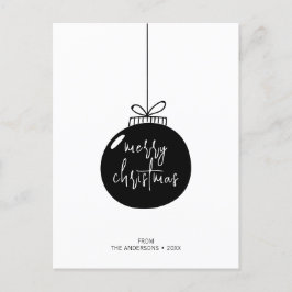 Moderne feestdag met feestdag voor feestelijke fee briefkaart