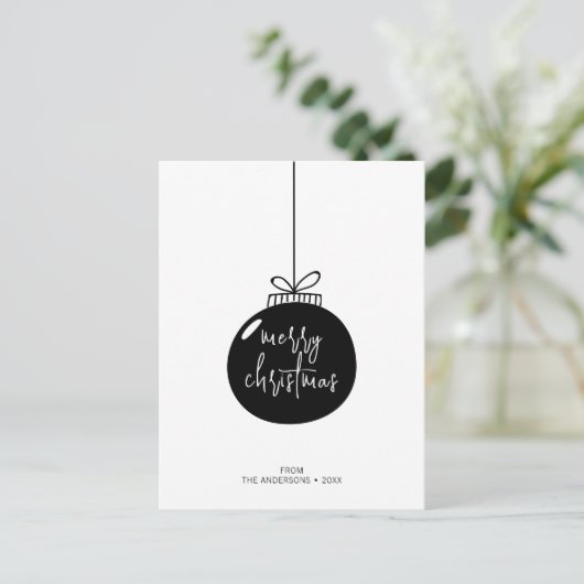 Moderne feestdag met feestdag voor feestelijke fee briefkaart (Staand voorkant)