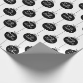 Moderne feestdag met feestdag voor feestelijke fee cadeaupapier (Hoek)