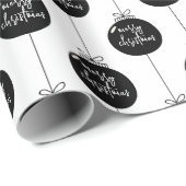 Moderne feestdag met feestdag voor feestelijke fee cadeaupapier (Rol Hoek)