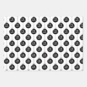 Moderne feestdag met feestdag voor feestelijke fee inpakpapier vel (Voorkant 3)