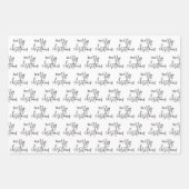 Moderne feestdag met feestdag voor feestelijke fee inpakpapier vel (Voorkant)