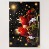 Moderne feestdag met feestdagen legpuzzel (Verticaal)