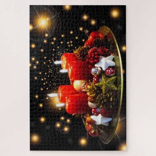 Moderne feestdag met feestdagen legpuzzel (Verticaal)