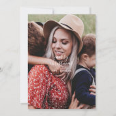 Moderne feestdag met feestelijke feestdag voor fee feestdagenkaart (Achterkant)