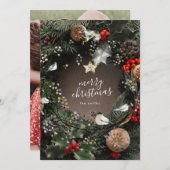 Moderne feestdag met feestelijke feestdag voor fee feestdagenkaart (Voorkant / Achterkant)