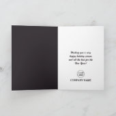 Moderne feestdag met feestelijke kerst feestdagen kaart (Binnen)