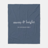 Moderne feestdag met kerst en feestdag met lichte  fleece deken (Voorkant)