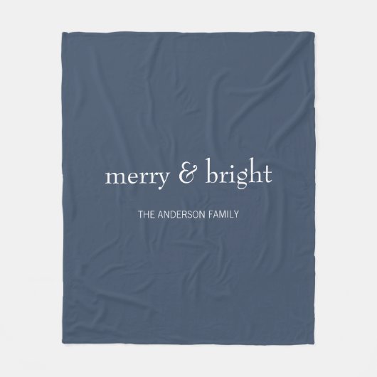 Moderne feestdag met kerst en feestdag met lichte  fleece deken (Voorkant)