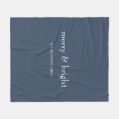 Moderne feestdag met kerst en feestdag met lichte  fleece deken (Voorkant (Horizontaal))