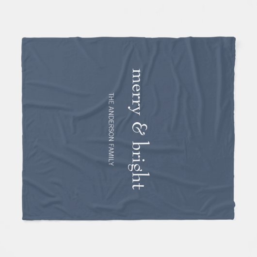 Moderne feestdag met kerst en feestdag met lichte  fleece deken (Voorkant (Horizontaal))