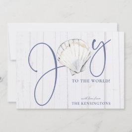 Moderne feestdag met kerst in autical feestdagenkaart