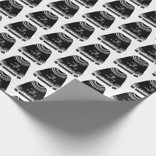 Moderne feestdag met kerstavond cadeaupapier (Hoek)