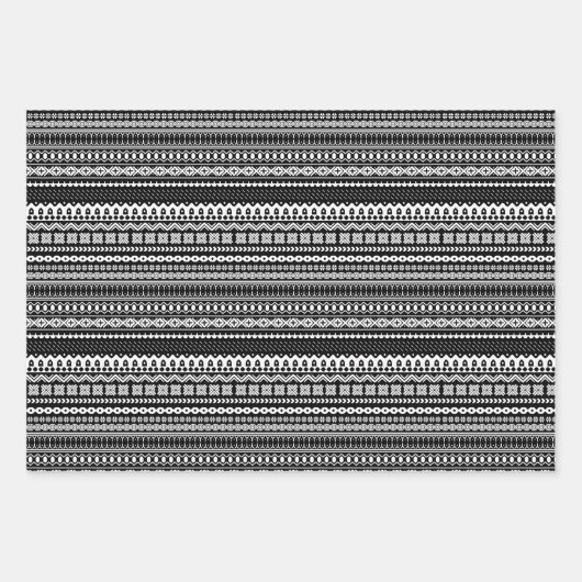 Moderne feestdag met kerstavond inpakpapier vel (Voorkant 2)