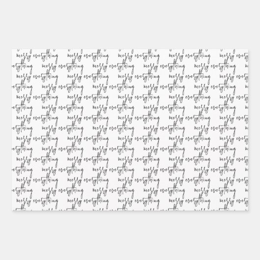 Moderne feestdag met kerstavond inpakpapier vel (Voorkant)