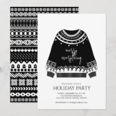 Moderne feestdag met kerstavond kaart (Voorkant / Achterkant)