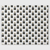 Moderne feestdag met kerstcadeau cadeaupapier (Vlak)