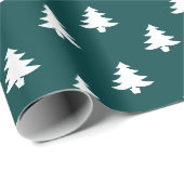 Moderne feestdag met minimalistische feestdag voor cadeaupapier (Rol Hoek)