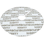 Moderne feestdag met prettige kerst kerstboom rok (Gekanteld)