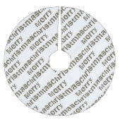 Moderne feestdag met prettige kerst kerstboom rok (Voorkant)