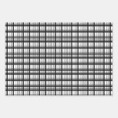 Moderne feestdag met vreugde en vrolijk kerstfeest inpakpapier vel (Voorkant 2)