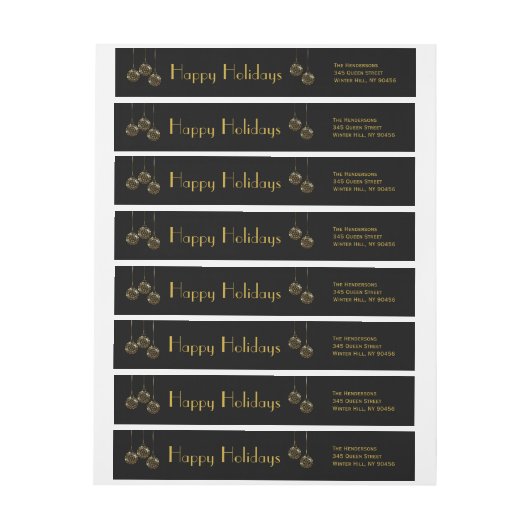 Moderne feestdag rond label (Vel)