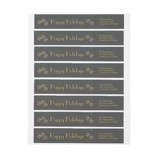 Moderne feestdag rond label - grijs (Vel)