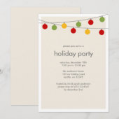 Moderne feestdag — uitnodiging binnenpartij (Voorkant / Achterkant)